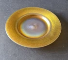 Louis Comfort Tiffany Favrile art glass iridescent dinner plates