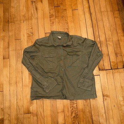 Duluth Trading Company Womens DuluthFlex Fire Hose Ltd Untucked Overshirt Large