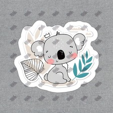 Cute Koala Vinyl Sticker Adorable Animal Decal for Laptops, Water 399643