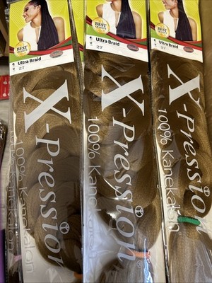 3 packs Kanekalon Xpression Ultra Braid Color 27