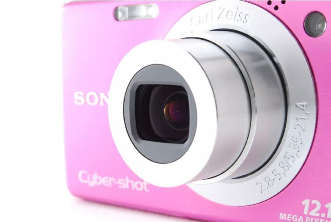 Sony Cyber-Shot DSC-W220 Pink Compact Digital Camera Excellent