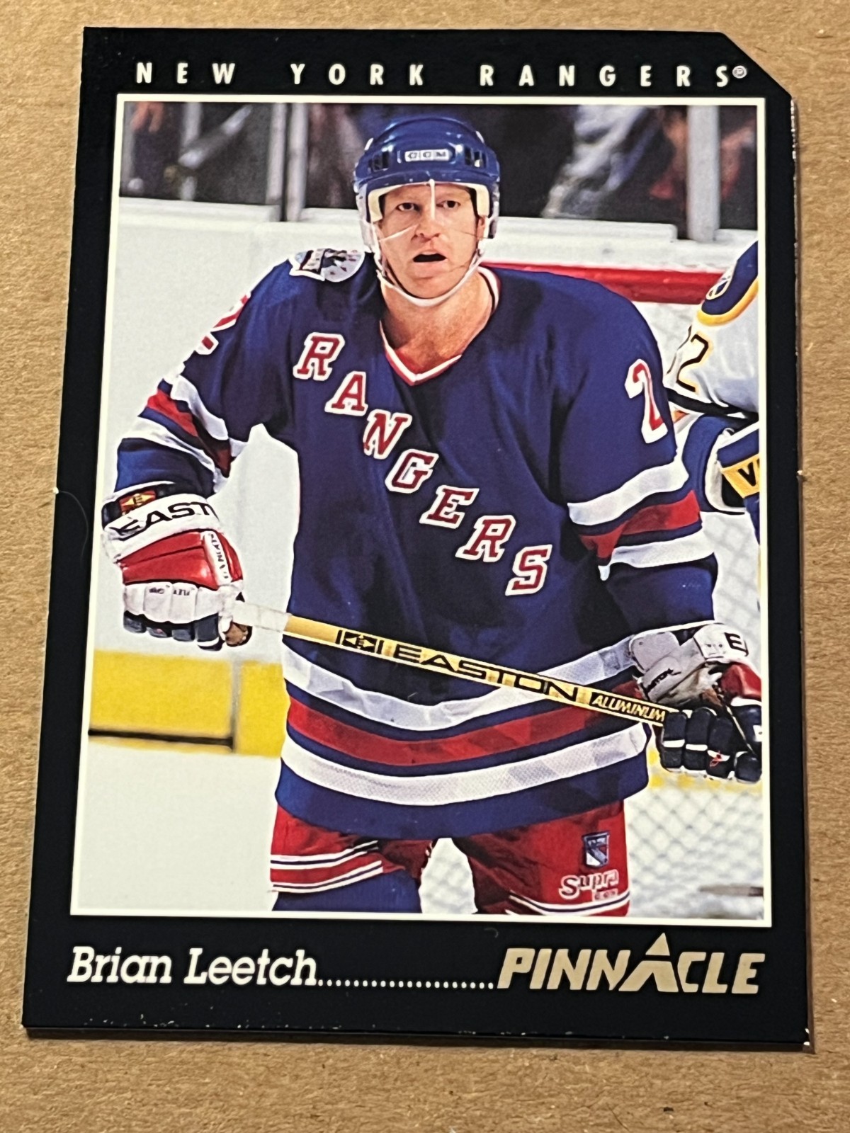 1993-94 PINNACLE - PROMO - BRIAN LEETCH RANGERS #275