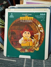 RCA SelectaVision CED Videodisc The Hobbit Rankin/Bass J.R.R. Tolkien Animated