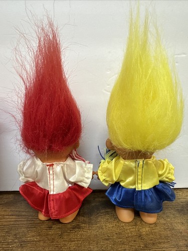 Two Vintage Russ Troll Cheerleaders - Picture 4 of 7