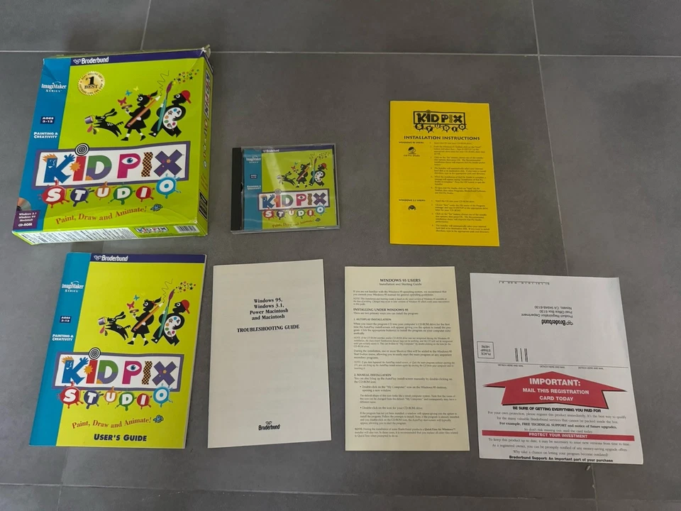 KID PIX Studio Big Box - Image Maker Edition - Rare! - Image 4 of 4