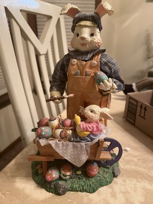 Fabric Mache Easter Bunny