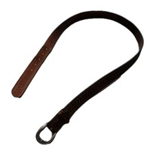 VTG C.L. Genuine Leather Tooled Braided Belt Brown Western Embossed Size 40 GUC