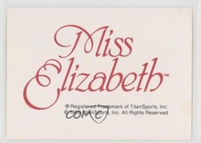 1990 Classic WWF Miss Elizabeth (No Logo Contest on Back) #136 10c7