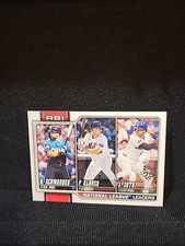 2026 Topps Series 1 #11 National League RBI Leaders (Schwarber, Alonso, Soto)