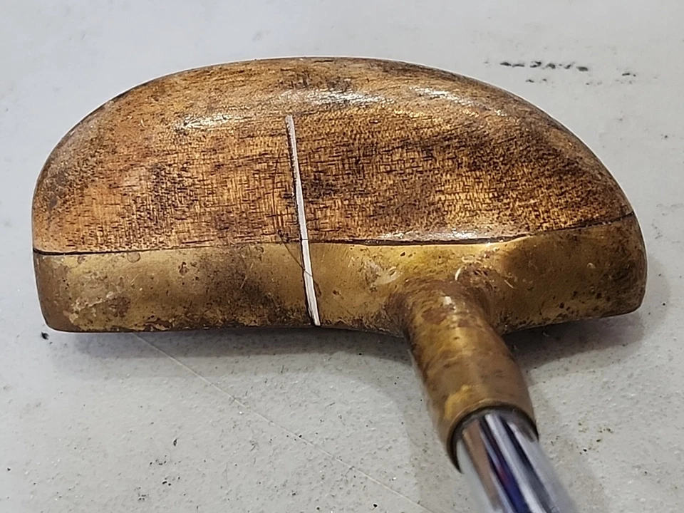 Matzie Marlin Velvet Touch Brass Putter El Segundo Cal RH Steel 35.5” RH Vintage - Image 3 of 4
