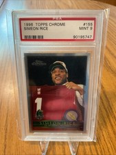 1996 Topps Chrome #155 Simeon Rice RC Rookie Card PSA 9 MINT!!. rookie card picture