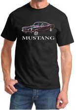 1965 1966 Ford Mustang Fastback Neon Design Tshirt New Free Ship 1965 1966 Ford Mustang Fastback Neon Design Tshirt New Free Ship