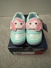 NWT Reebok Royal Classic Jogger Sneakers, Mermaid, Toddler 6, Green/Pink