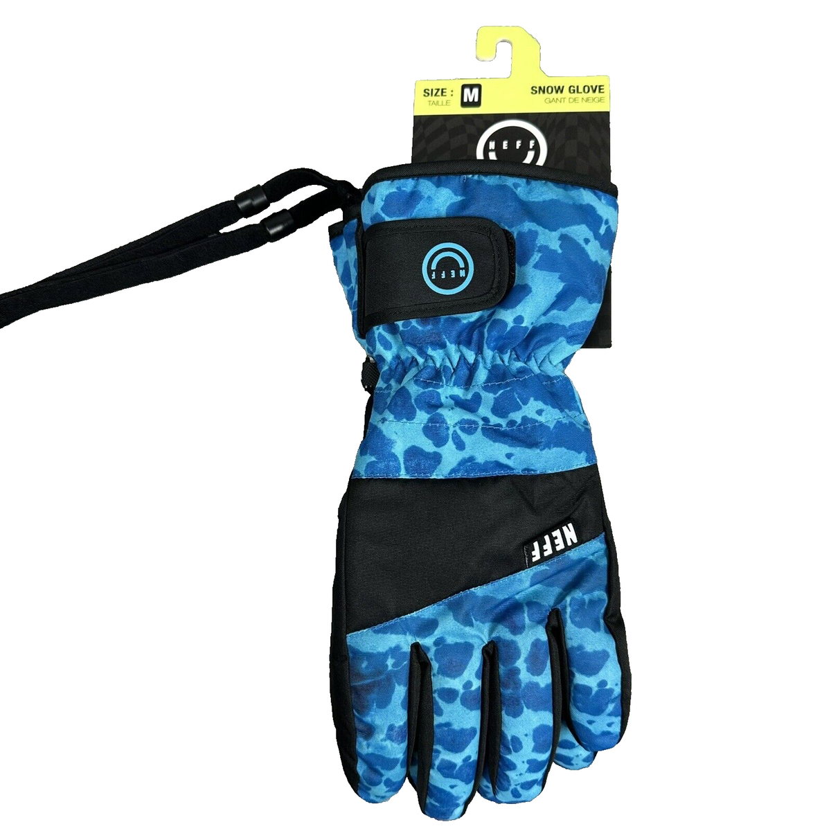 Neff Men's Water resistant Ski Snowboarding Cold Weather Winter Gloves Blue  Sz M