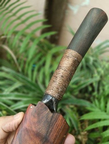 Custom Thai E-Nep Camping Machete Messer 12,7’’ Eisenbahn Stahl geschmiedet, Full Tang - Bild 20 von 22