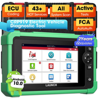2026  X431 CRP919 EV KFZ OBD2 Diagnosegerät ALLE SYSTEM ECU Coding TPMS DE