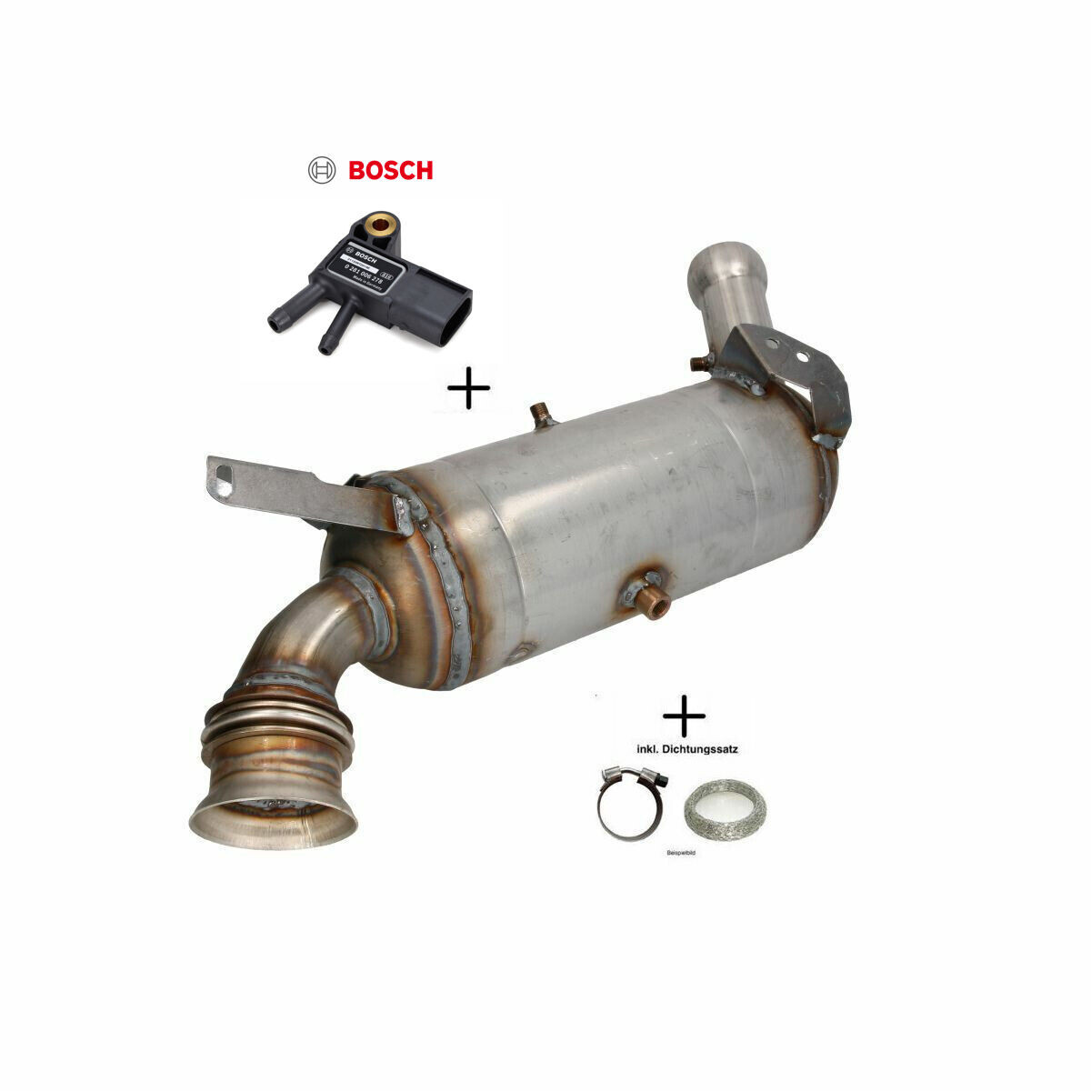 Partikelfilter (DPF) Passend Für W204 C 220 CDI 2.2 170 PS Diesel 2007-2008 OM646.811