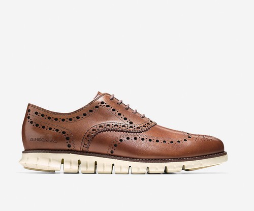 Herren Cole Haan Zerogrand Budapester Oxford Schuhe Leder Brogue Oxford-Schuhe NEU - Bild 9 von 23