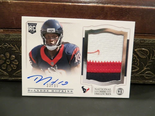 National Treasures Autograph Rookie Jersey Texans DeAndre Hopkins 33/99   2013