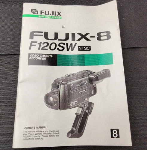 FUJIX-Hi 8 H120SW Camcorder Video Recorder Owners Manual Only - product listing photo