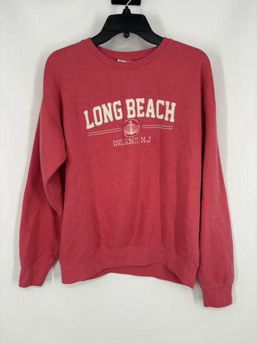 Long Beach Island NJ LBI New Jersey US Vintage Embroidered Crewneck Sweatshirt