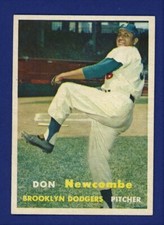 1957 Topps Don Newcombe #130  NM MT
