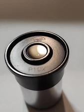TIYODA P10X TOKIO EYEPIECE OCULAR OPTICS MICROSCOPE PART AS PICTURED 