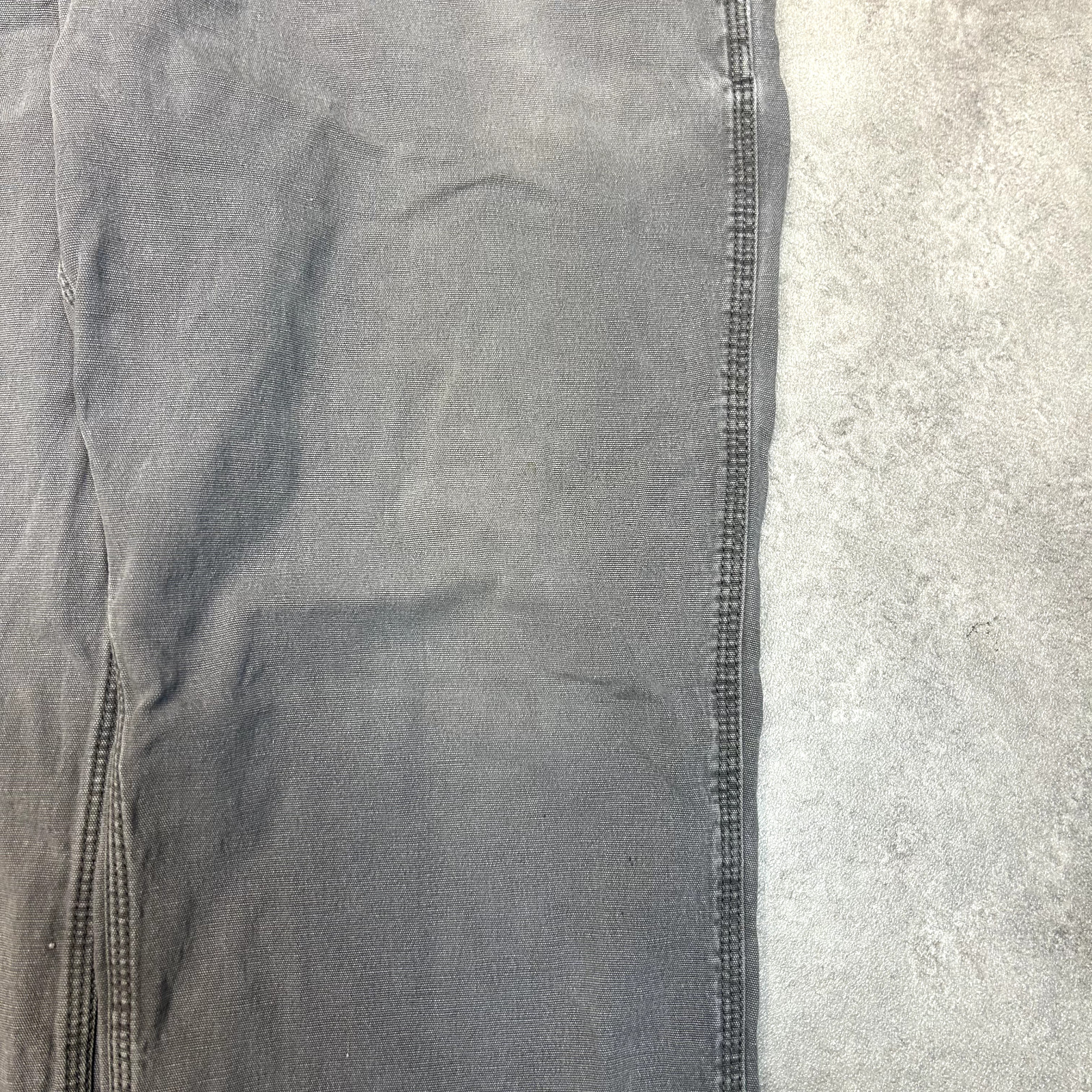 Carhartt Jeans Mens 42" Relaxed Fit Carpenter Denim Workwear Trousers, Grey image 4