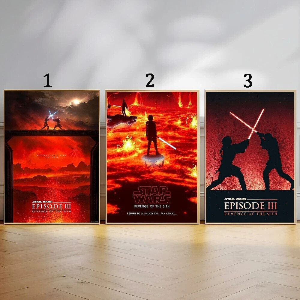 Star Wars Episode III Revenge of the Sith 2025 Movie Poster Wall Art Decor