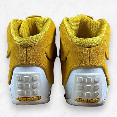 Nike Air Jordan 18 Retro Ochre Yellow Suede Men's 8.5 Sneakers