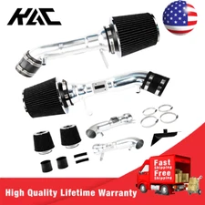 For 2008-2013 Infiniti G37 3.7L V6 Cold Air Intake Kit Filter 2pcs Black