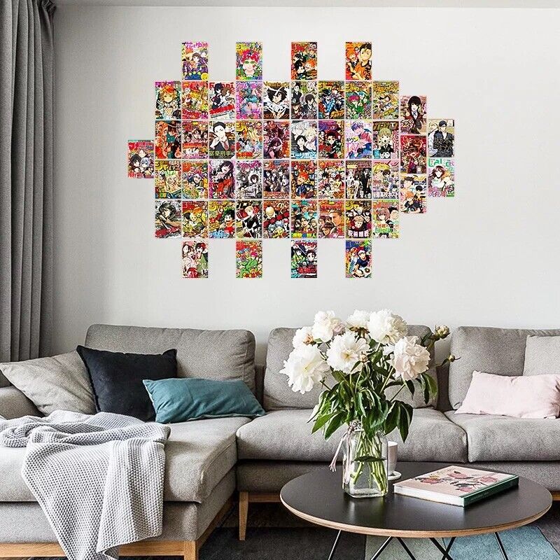 Manga Wall Collage Kit Anime Room Decor 10 PCS - Non-tearable 125