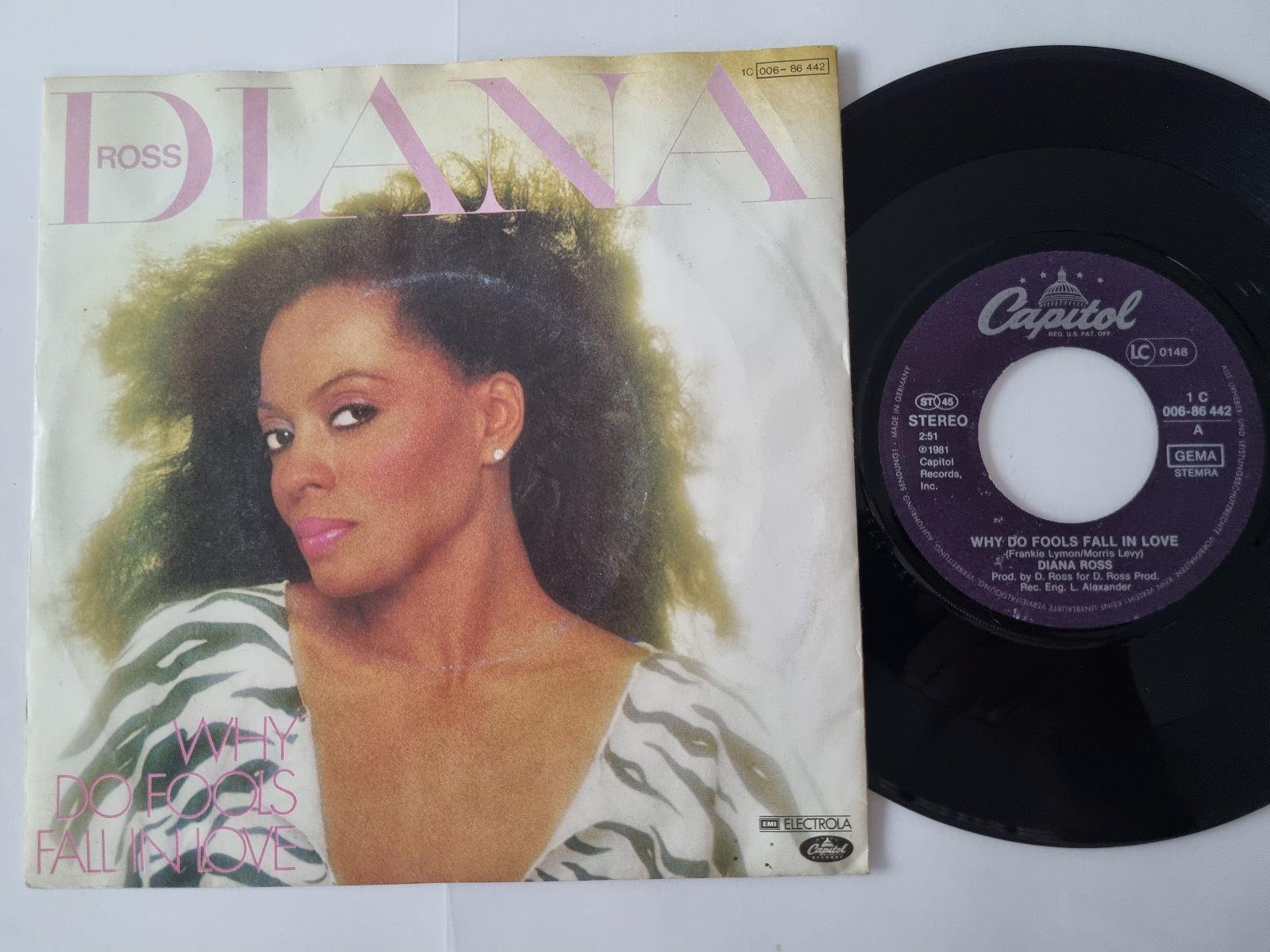 7"" Single Diana Ross - Why do fools fall in love Vinyl Germany