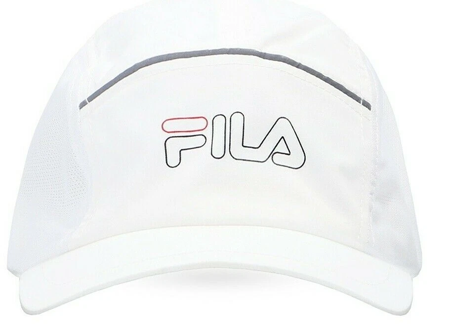 Fila Hat Cap drawstring fast white Adjustable Embroidered Adult