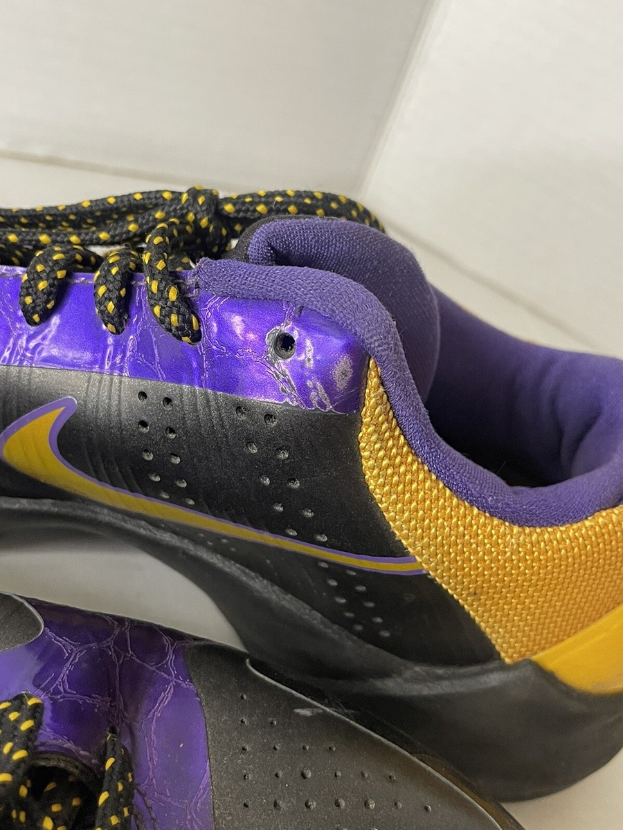 シューズ(男性用) NIKE ZOOM KOBE V Nike Zoom Kobe V 5 Lakers Away Del Sol Shoes Mens Basketball