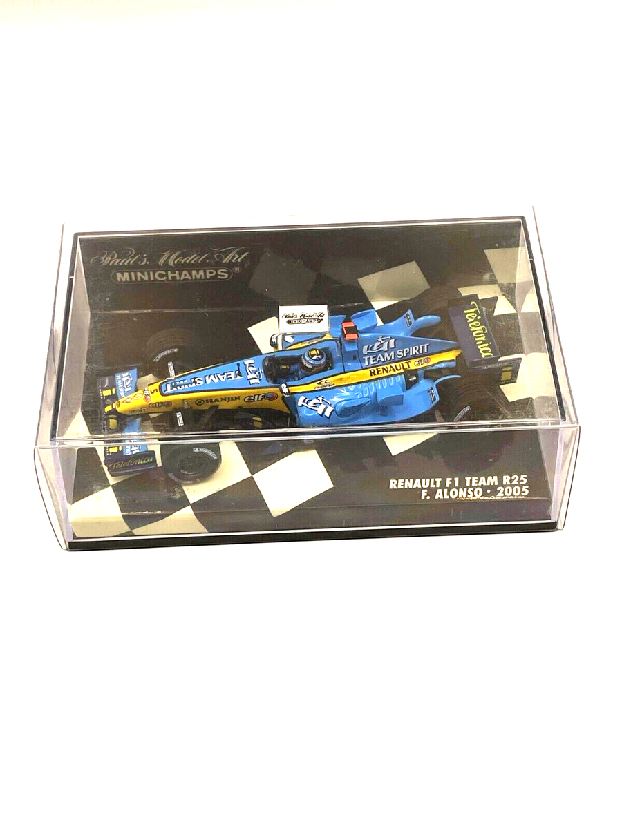ミニチャンプス　1/43 F1 RENAULT 2005 1/43 MINICHAMPS F1 Formula 1 RENAULT R25 Mild Seven F.alonso 2005