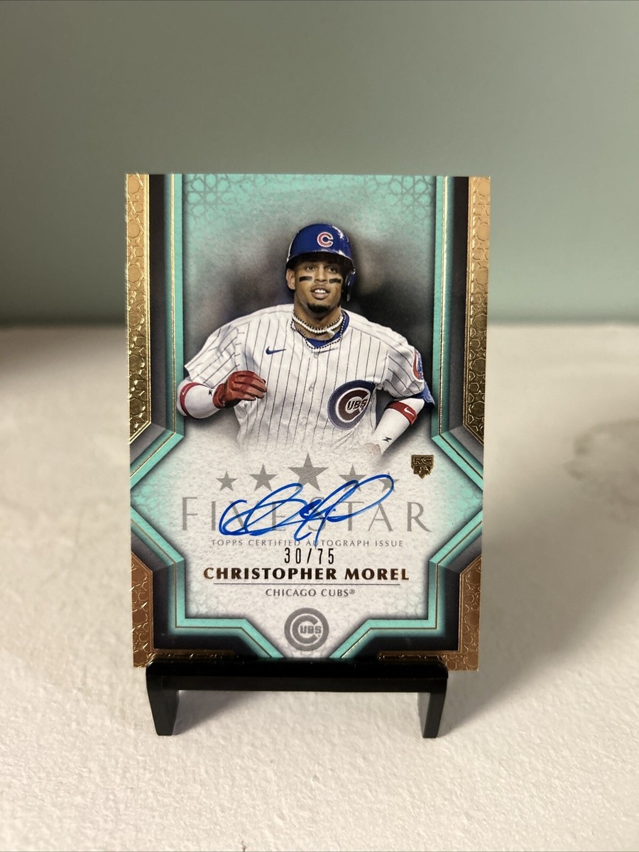 Topps CHRSTPHER MOREL Auto 直筆サインカード heritage シカゴカブス