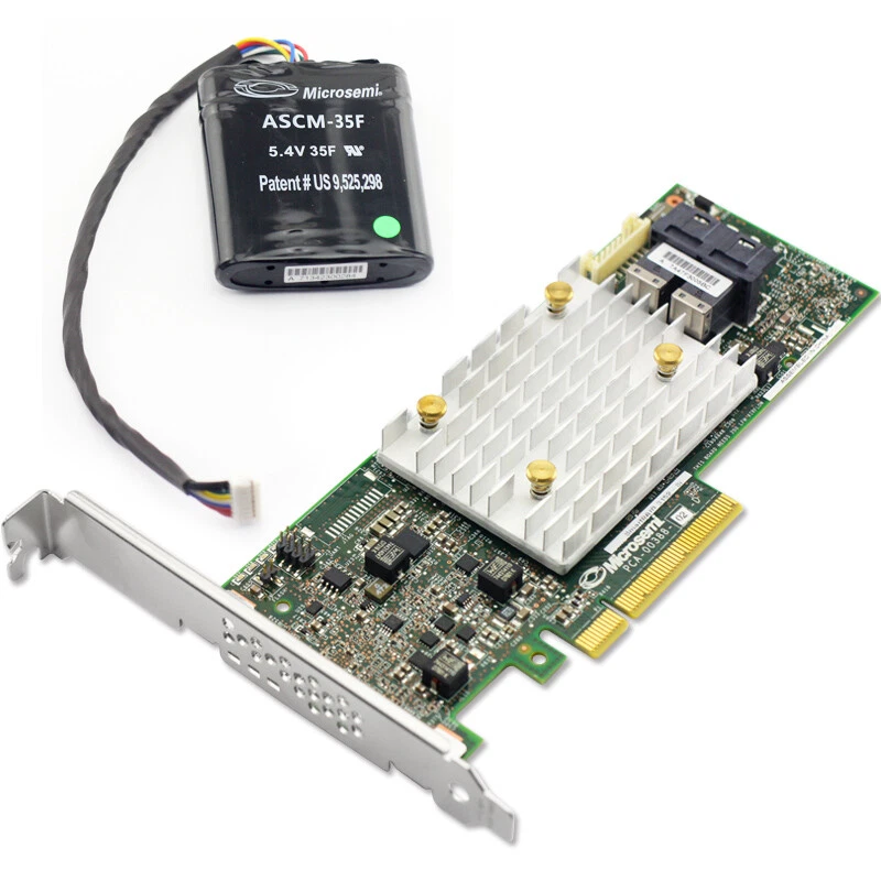MICROSEMI SOLUTIONS SDN BHD 2290200-R 12G 8PORT SMARTRAID 3152-8I +Battery - Image 3 of 4