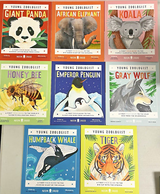 Young Zoologist Little Library 8 Amazing Animal Field Guides Paperback Set NEW