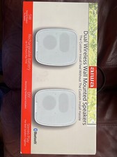 Aiwa Dual Wireless Wall Mounted Speakers