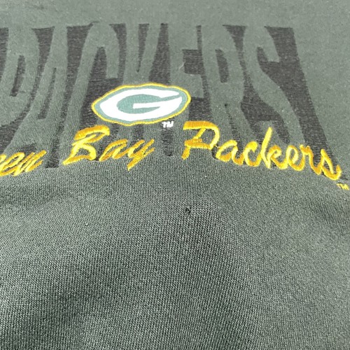 Sudadera De Colección Años 90 Green Bay Packers Para Hombre Grande Bordado Logo 7 HECHA EN EE. UU. - Imagen 4 de 11