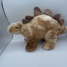 FAO Schwarz 12" Glow Brights LED w Sound Stegosaurus Dinosaur Toy Plush Tested
