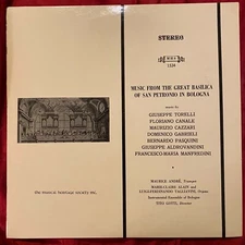 Music From Great Basilica Of San Petronio Bologna~Torelli~Pasquini~MHS Stereo LP
