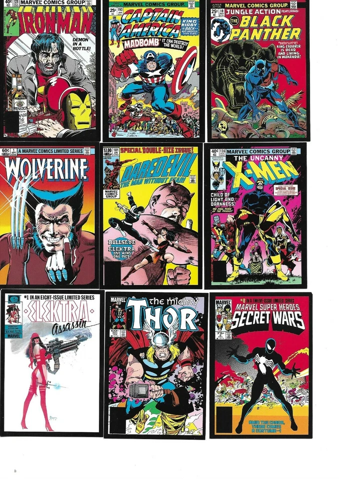 MARVEL SUPERHEROES 36 CROMOS COMICS HISTORICOS AÑO 2017 - Imagen 4 de 4