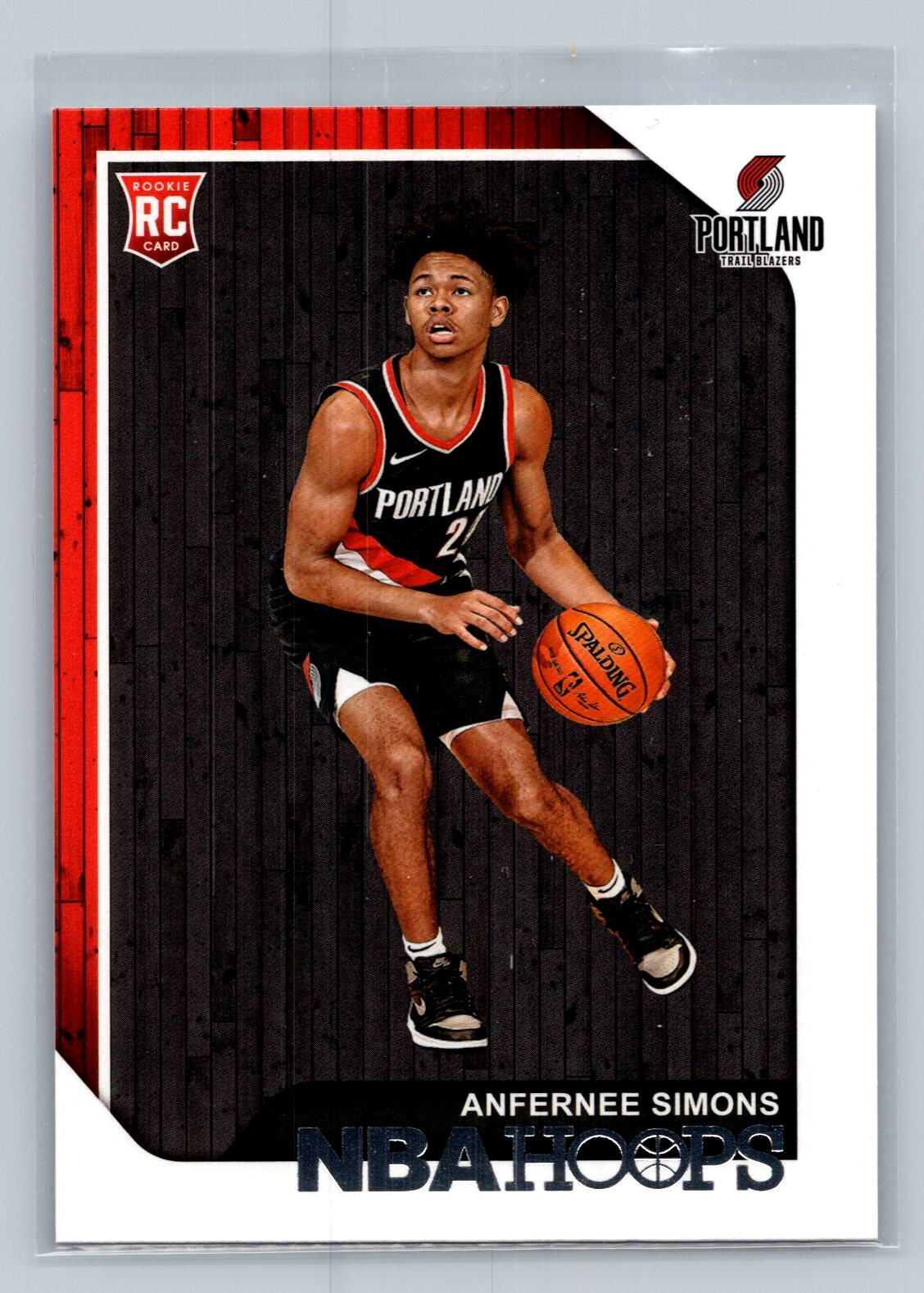 2018-19 Hoops #277 Anfernee Simons Yellow