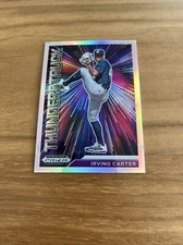 Irving Carter 2021 Prizm Draft Picks Thunderstruck Silver Prizm #T-IC Blue Jays