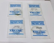 Line O Tape Pinstripe Tapes  Four Piece Lot