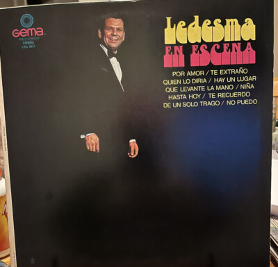 Cuba: Roberto Ledesma Ledesma En Escena Vinyl LP Gema LPG 3075