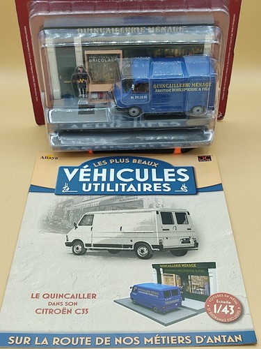 Miniature Citroën C35 (1975) JC Decaux - Altaya 1/43 - Série Utilitaires Citroën