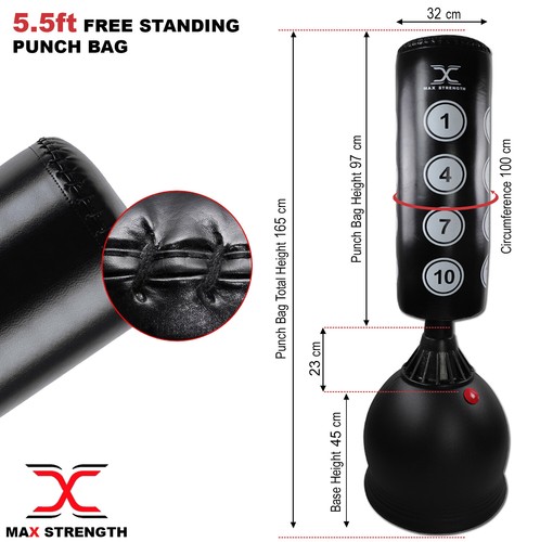 Free Standing Boxing Punching Bag Stand Kick Heavy MMA Martial Art Training - Picture 5 of 178